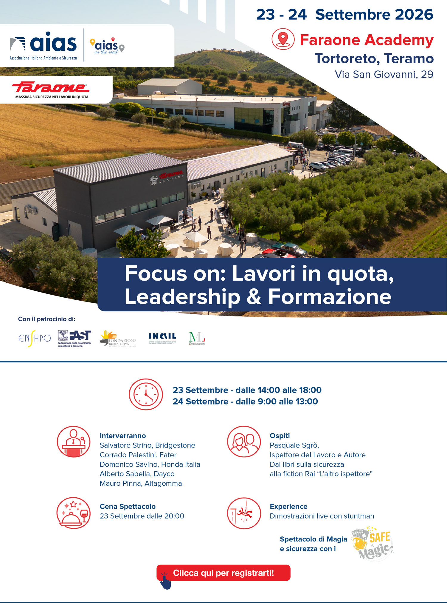 AIAS on the Road – Focus on: Lavori in quota, Leadership & Formazione